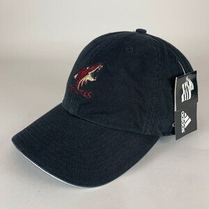 Arizona Coyotes NHL Black Adidas Relaxed Fit Strapback Adjustable Hat New